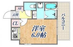 ナッツダムスタジオーネ塚口の物件間取画像